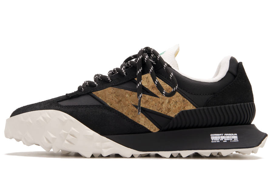 New Balance New Balance XC 72 Artificial Leather, Leather Abrasion Resistant Low top Casual Running Shoes Unisex Black Yellow