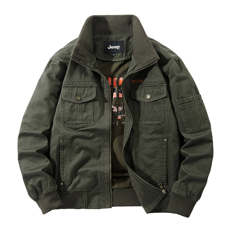 Jeep Jeep Jackets Unisex Stand Collar Moderate Workwear