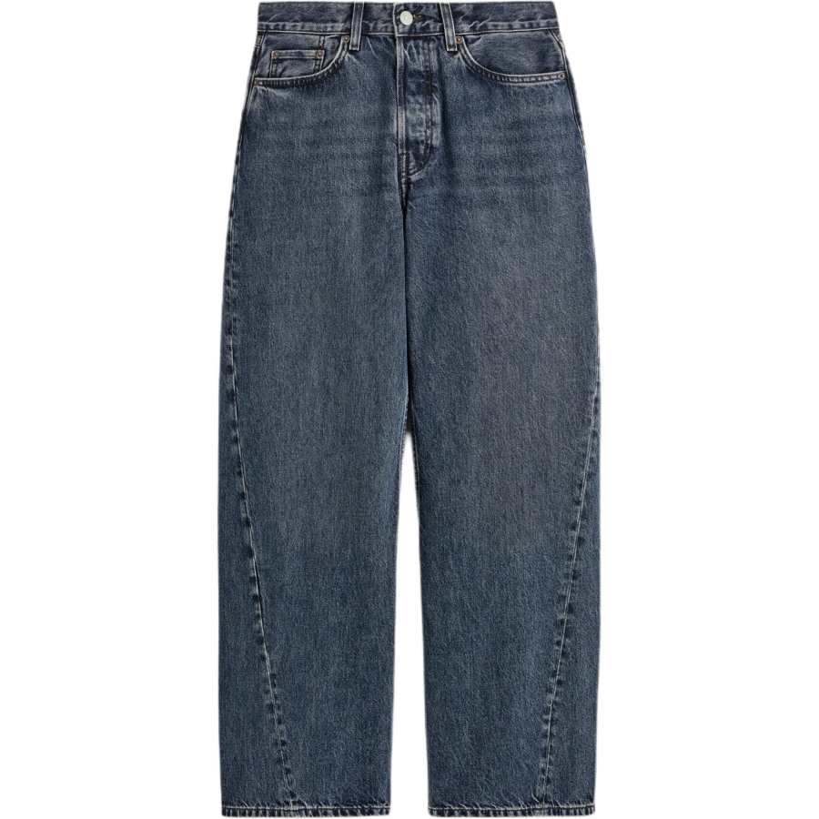 COS Jeans Women's Gray Blue Moderate Straight Fit Pants