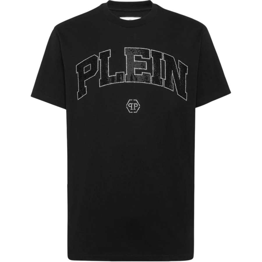 PHILIPP PLEIN Logo Embellished Crewneck T Shirt