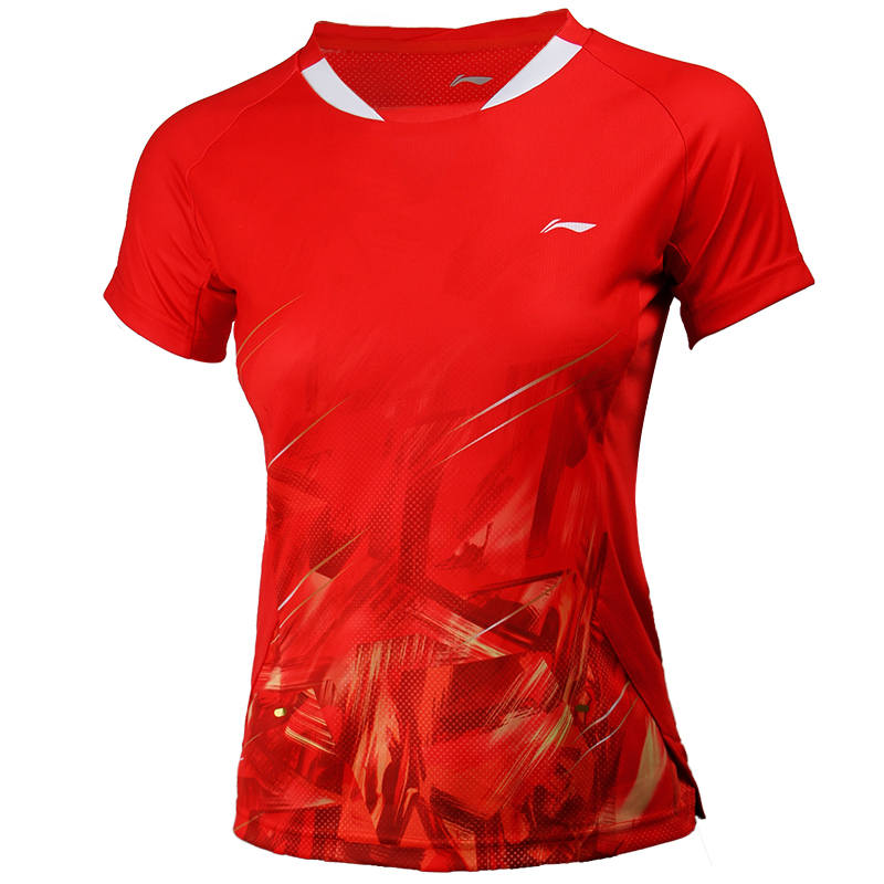 Li-Ning Li Ning Badminton Collection Badminton Jersey Women's Red
