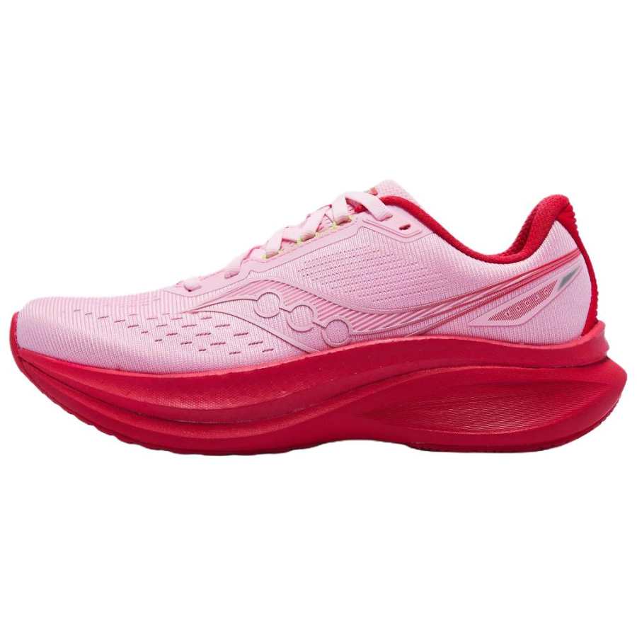 Saucony TIDE Wave 4 Breathable Rebound Long Distance Running Sprint Physical Fitness Test & Exam Running Shoes Women's