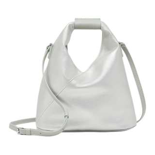MM6 Maison Margiela Polyurethane One Shoulder Handbag Women's Silver
