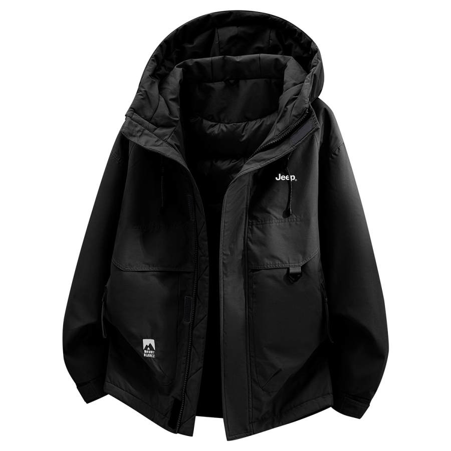 Jeep Jeep Down Jackets Men's Hooded Moderate