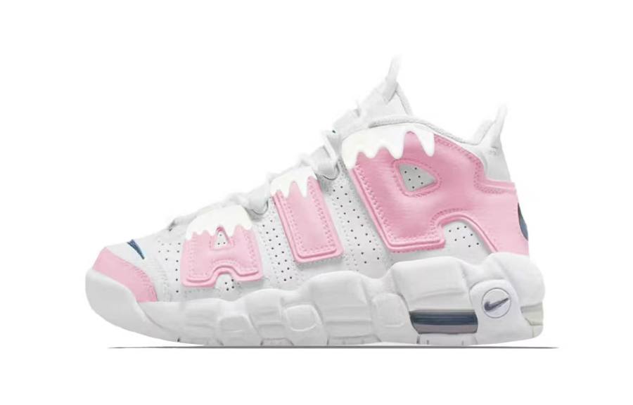 Nike Nike Air More Uptempo Vintage Basketball Shoes Women's Mid Top White