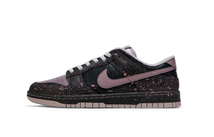 Nike Nike Dunk Leather Slip Resistant, Abrasion Resistant, Breathable Low top Skateboard Shoes Unisex Black Pink Brown