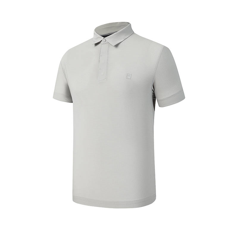 FILA Golf Polo Shirt Men's Lunar Eclipse Gray