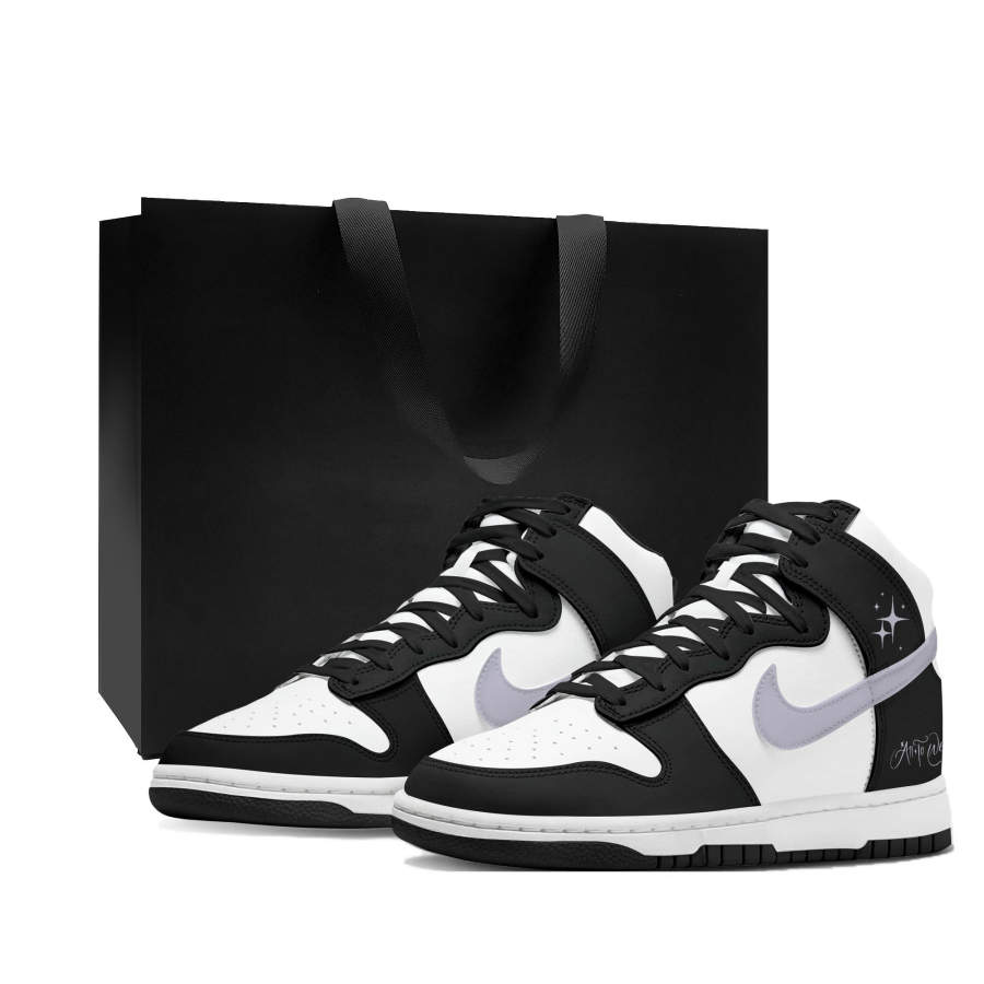 Nike Nike Dunk Thermal Cushioning Abrasion Resistant High top Skateboard Shoes Women's Purple