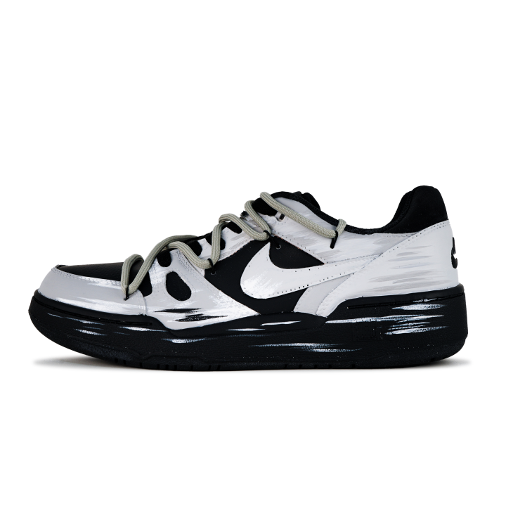 Nike Nike Full Force Slip Resistant Abrasion Resistant Low top Skateboard Shoes Men's Black Gray