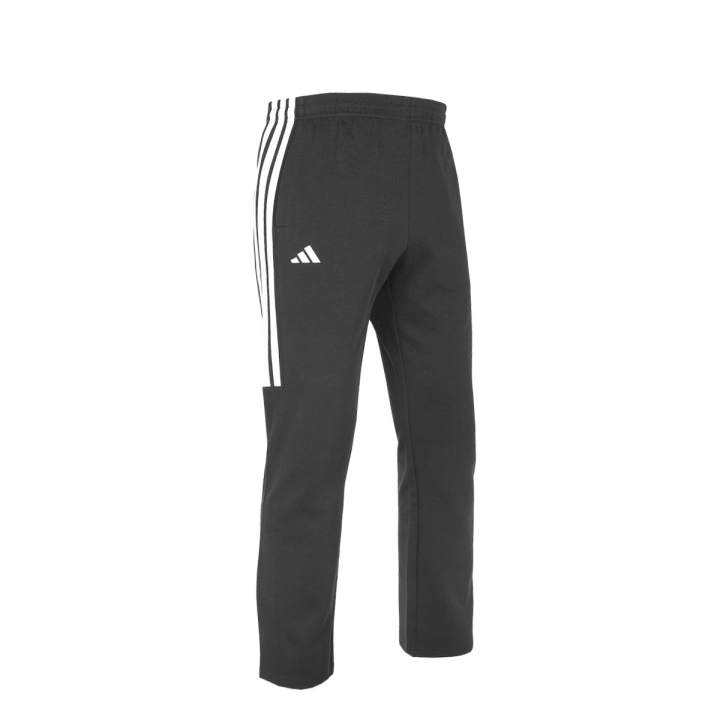 Adidas Adidas Knitted Sweatpants Unisex TR41CS Black/White Moderate Straight Fit Pants