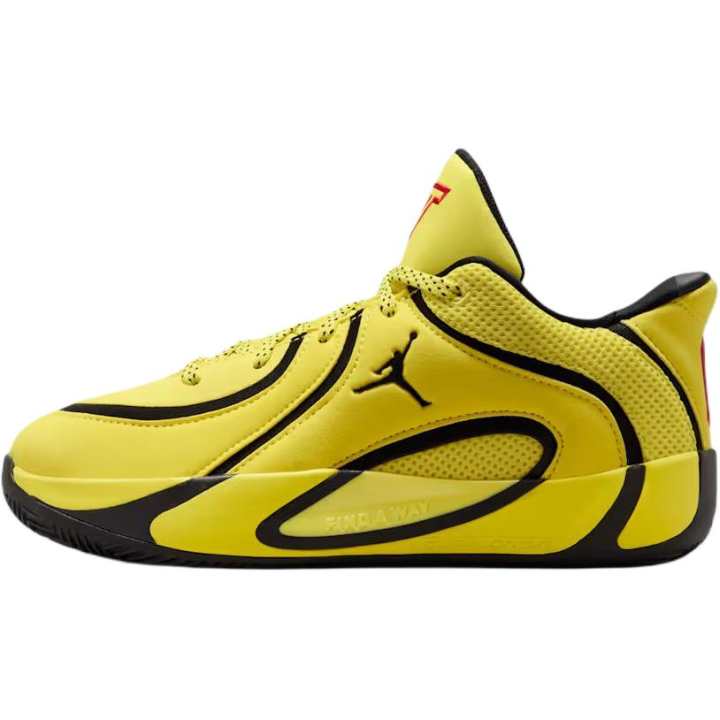 Jordan Jordan Tatum 4 Mid top Basketball Shoes Sonic Yellow Kids'
