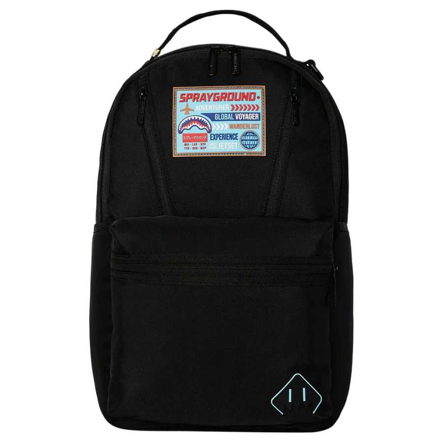 SPRAYGROUND SPRAYGROUND 100% Cotton Canvas Backpack Regular Unisex Black