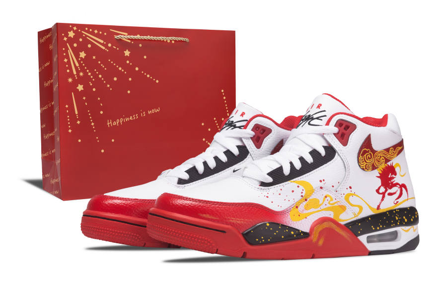 Nike Nike Flight Legacy Horse Step Flowing Cloud Cushioning, Wear Resistant Mid top Vintage Basketball Shoes Men's