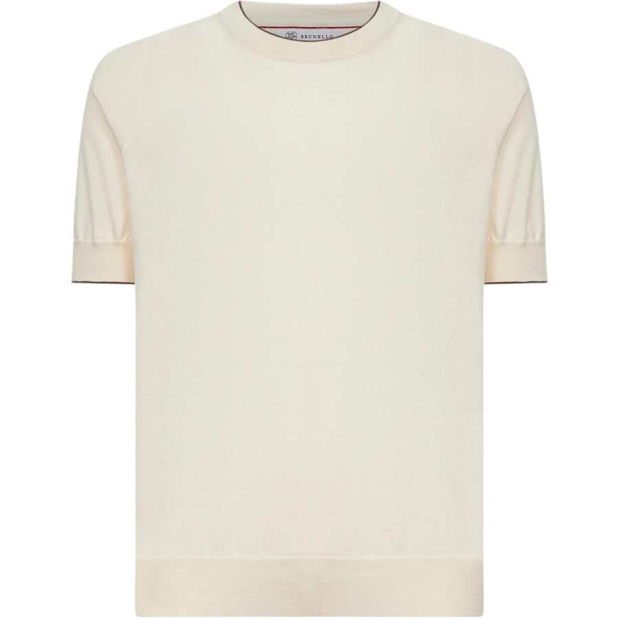 Brunello Cucinelli T Shirt Men's Ivory