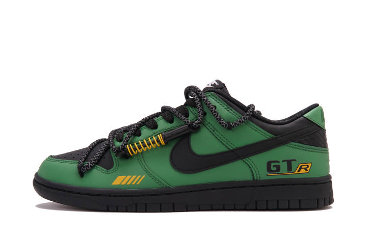 Nike Nike Dunk Green Demon Abrasion Resistant Low top Skateboard Shoes Men's Green Black