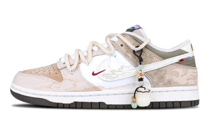 Nike Nike Dunk Pegasus Pack Abrasion Resistant Abrasion Resistant Low top Skateboard Shoes Men's Beige Umber