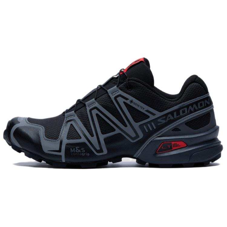 SALOMON Speedcross 3 Low top Running Shoes Men's Black Cyan
