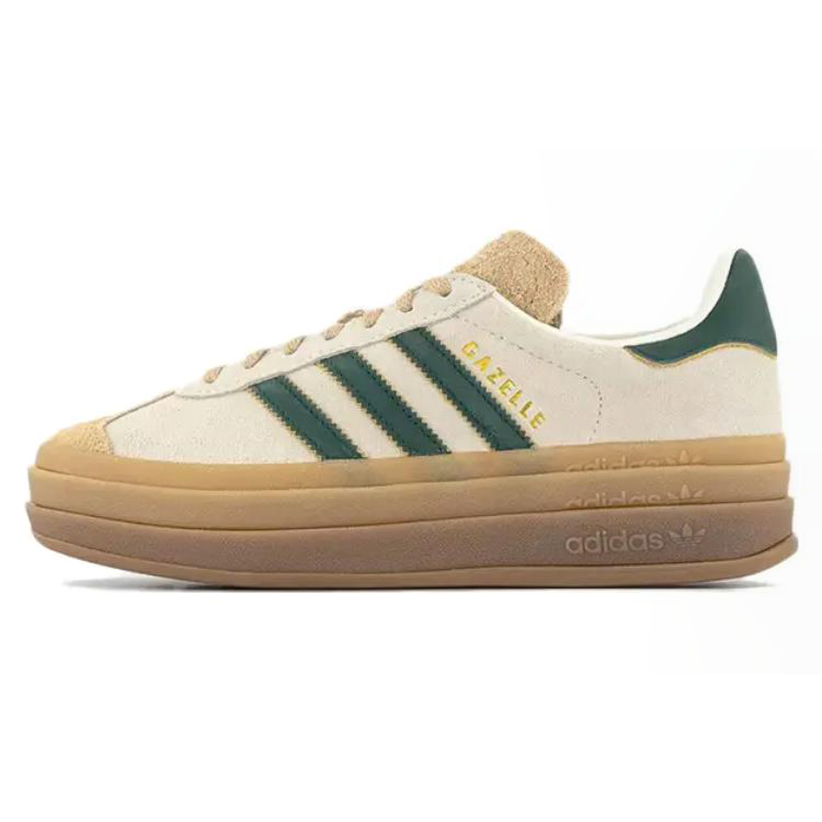Adidas Originals Adidas Gazelle Bold Magic Beige Collegiate Green Women's