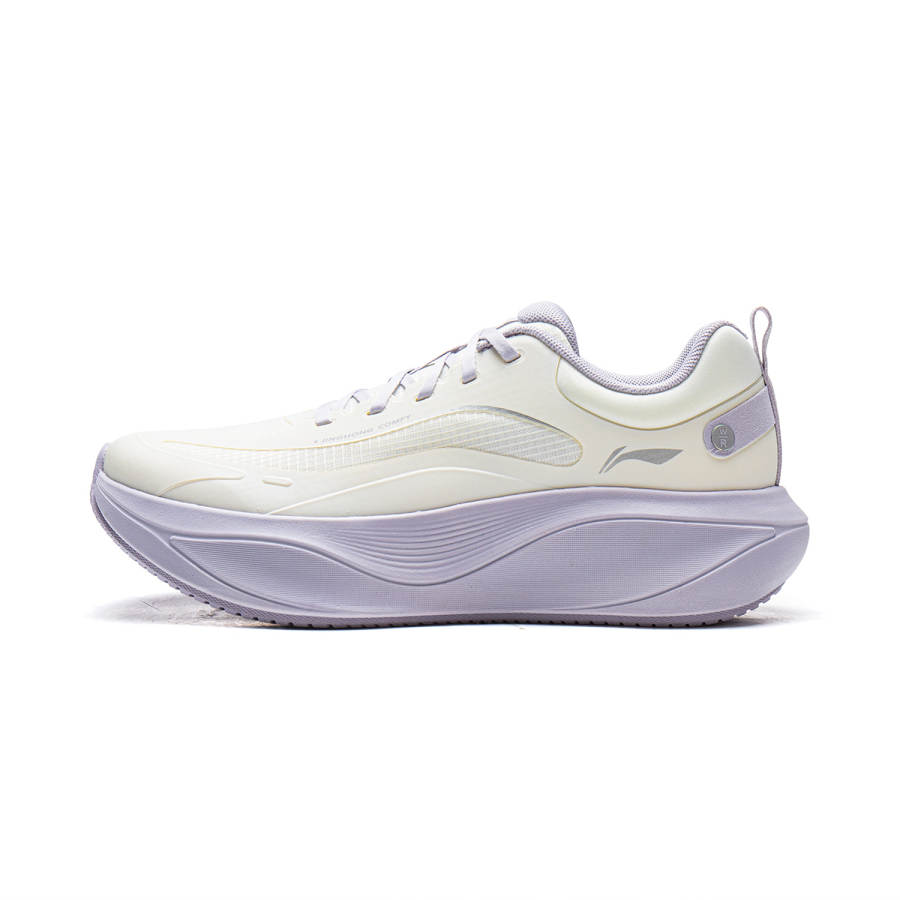Li-Ning Li Ning Stunning COMFY Low top Running Shoes Women's White Purple