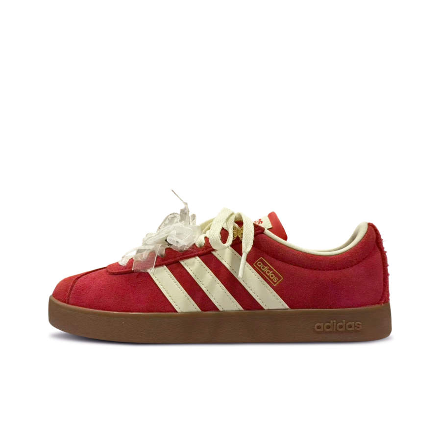 Adidas Adidas Vl Court Classic Fire Butterfly Low top Skateboard Shoes Women's China Red