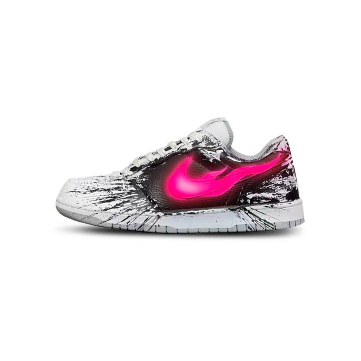 Nike Nike Big Tower Rabbit Creative Low top Skateboard Shoes Men's Pink Black
