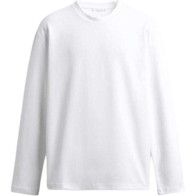 ZARA T Shirts Men's White Crew Neck
