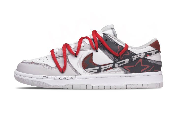 Nike Nike Dunk Red Line Drift, Arid Space Abrasion Resistant Abrasion Resistant Low top Skateboard Shoes Unisex