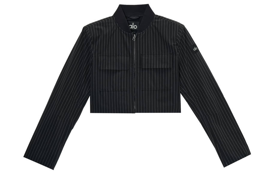 Alo Yoga Jackets Women's Baseball Collar Moderate Pilot