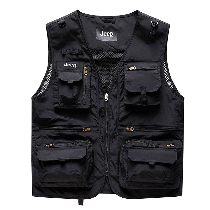 Jeep Jeep Vests Unisex Collarless