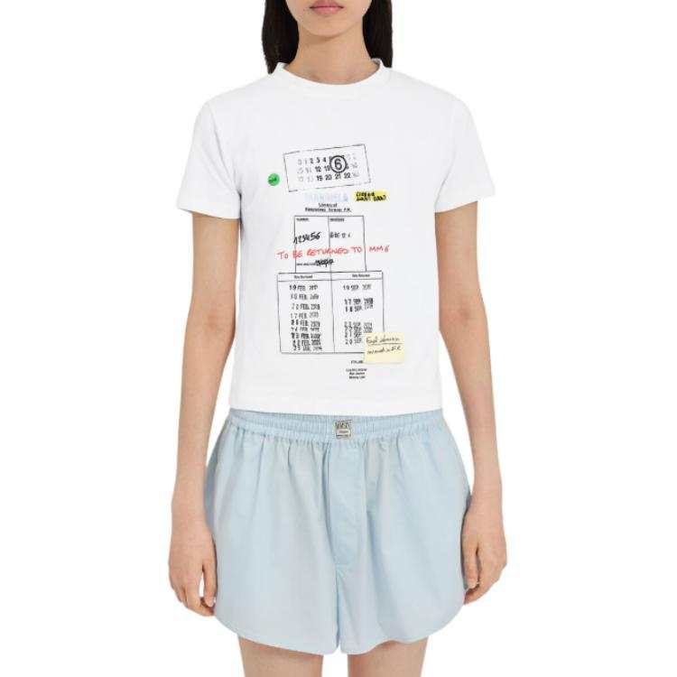 MM6 Maison Margiela crew-neck graphic T-shirt
