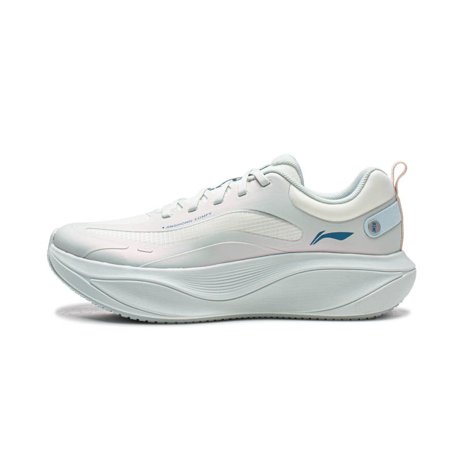 Li-Ning Li Ning Stunning COMFY Low top Running Shoes Women's White Gray
