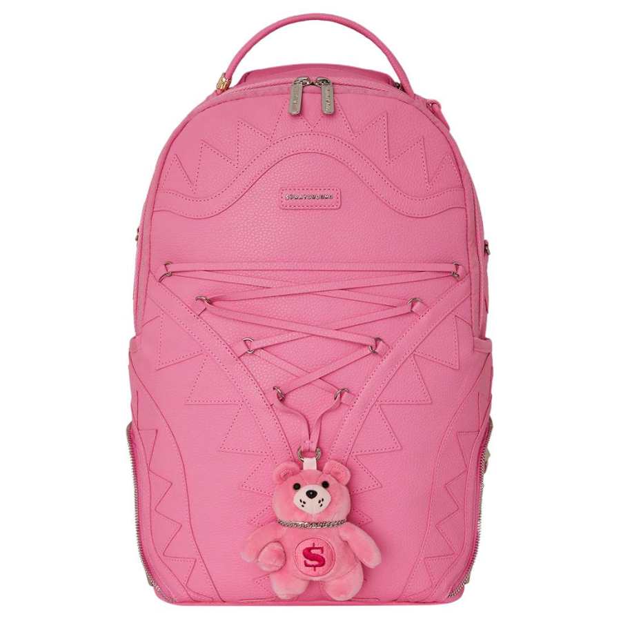 SPRAYGROUND SPRAYGROUND Artificial Leather Backpack Regular Unisex Rose Red