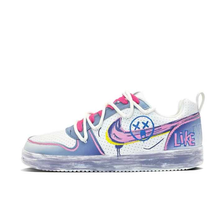 Nike Nike Court Borough Blue Glamour Fun Low top Skateboard Shoes Unisex Blue