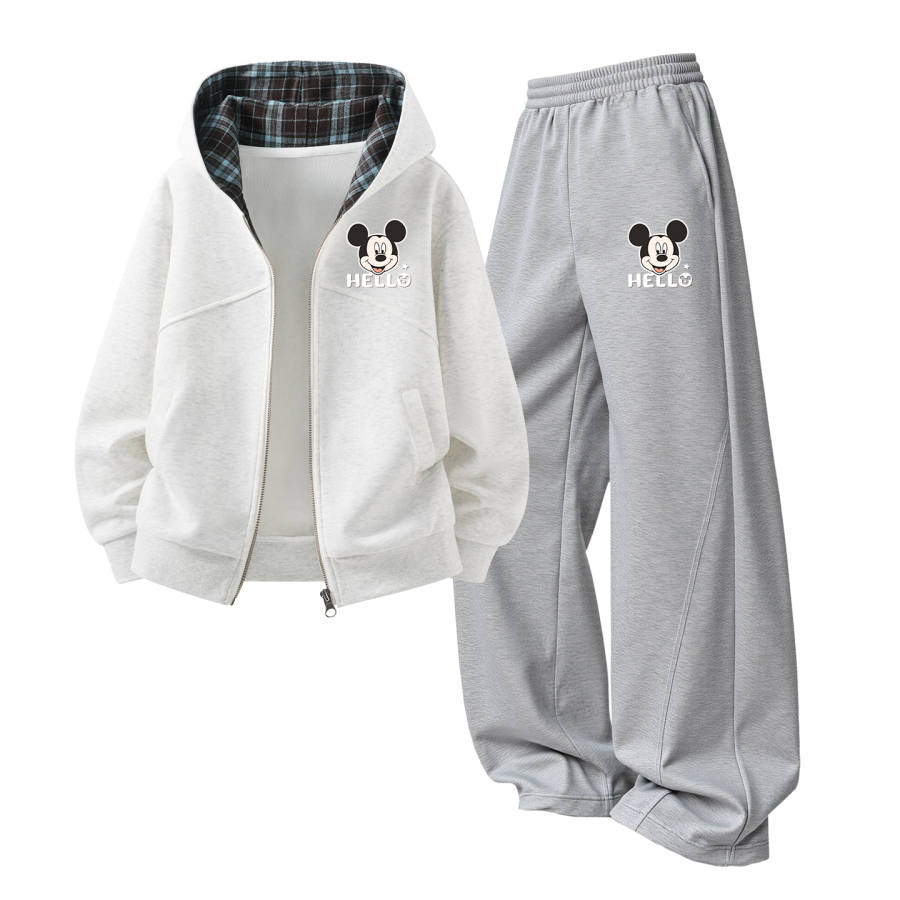Disney Kids Casual Sportswear Crew Neck Moderate