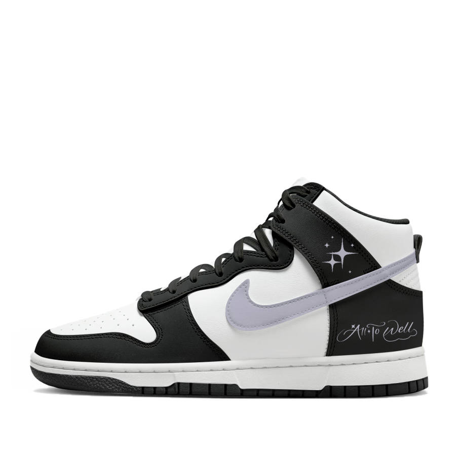 Nike Nike Dunk Thermal Cushioning Abrasion Resistant High top Skateboard Shoes Women's Purple