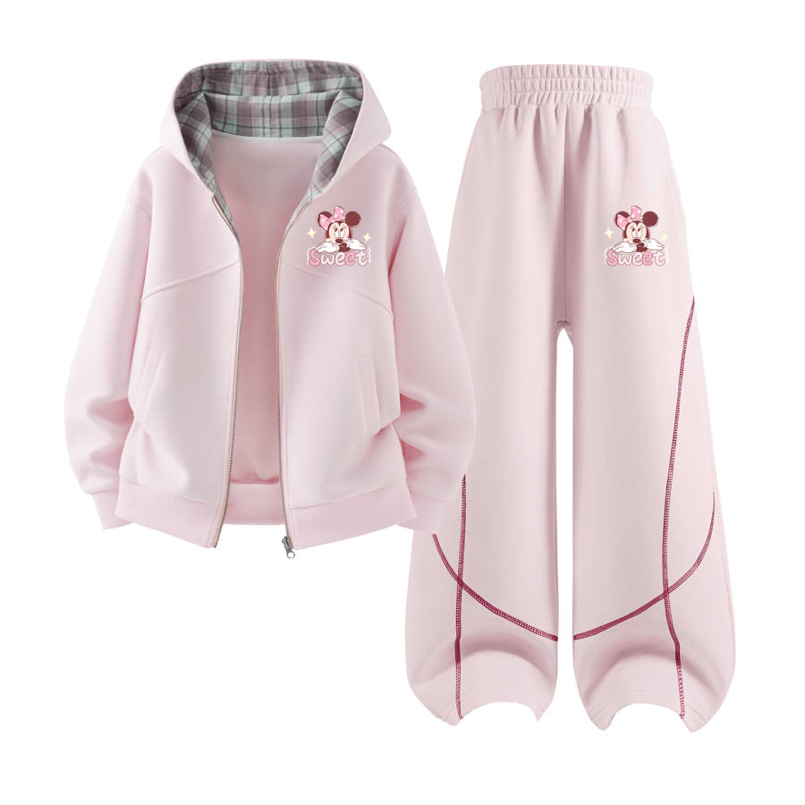 Disney Kids Casual Sportswear Crew Neck Moderate