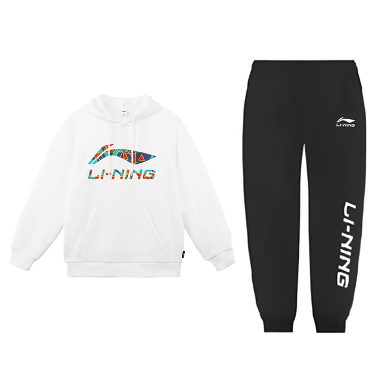 Li-Ning Li Ning Casual Sportswear Unisex Standard White+Black