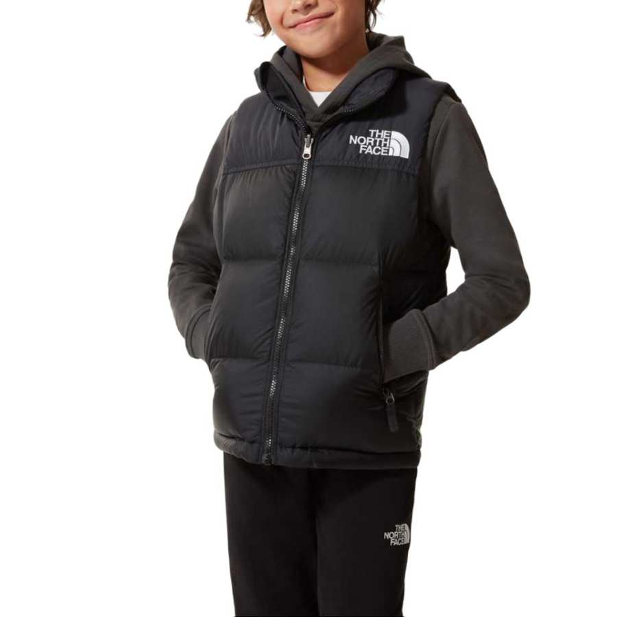 THE NORTH FACE Grade School Vests Stand Collar Moderate