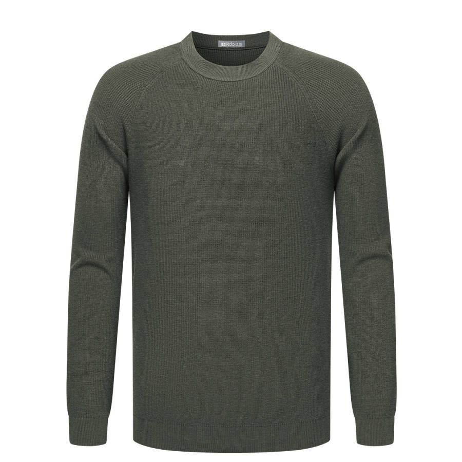 Hodo Hodo Sweaters Men's Crew Neck Thickened