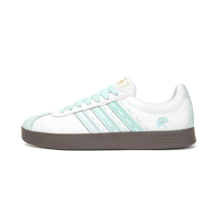 Adidas Adidas VL COURT 2.0 HEY Mint Umbrella Leather Cushioning, Wear Resistant Low top Skateboard Shoes Unisex Green