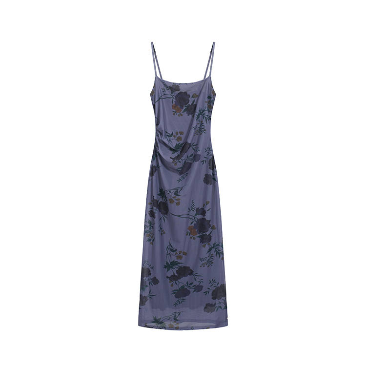 MOMMANWA Slip Dresses Women's Purple Moderate