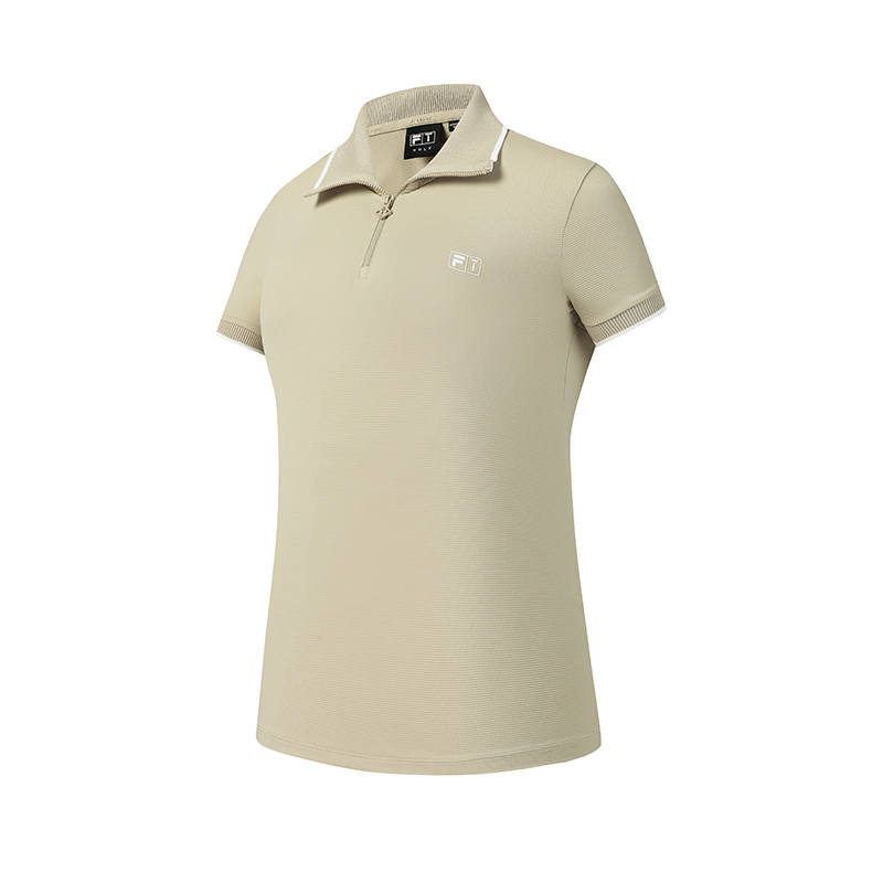 FILA Golf Polo Shirt Women's Coix Seeds Wheat