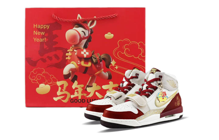 Jordan Jordan Legacy 312 Leather Slip Resistant Abrasion Resistant Slip Resistant Abrasion Resistant High top