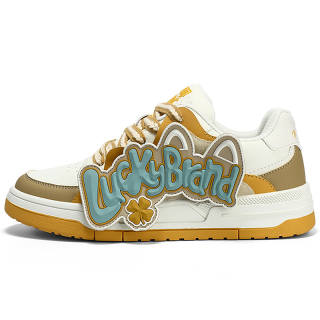 LUCKY BRAND Cushioning Height Increasing Abrasion Resistant Slip Resistant Low top Skateboard Shoes Unisex