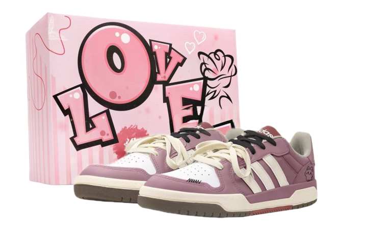 Adidas Adidas ENTRAP Berry Kitten Premium Box Synthetic Leather Abrasion Resistant, Breathable, Lightweight
