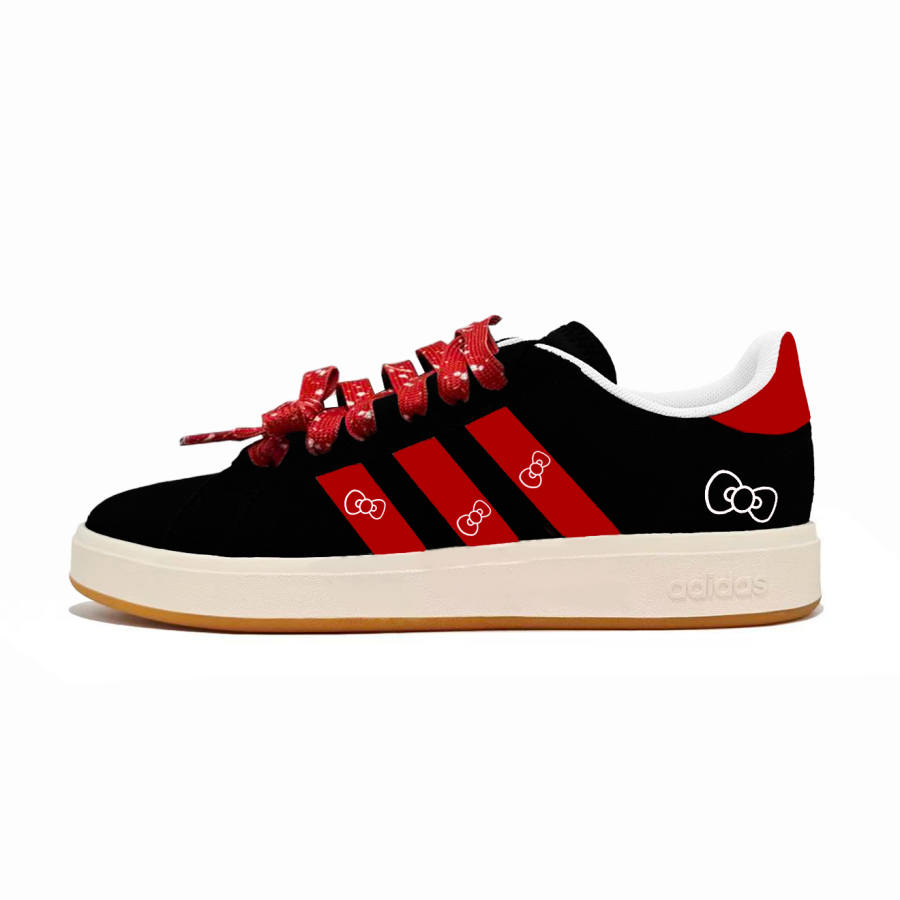 Adidas Adidas Grand Court Base 00s Sweet Pea Bowknot Abrasion Resistant Slip Resistant Abrasion Resistant Slip Resistant