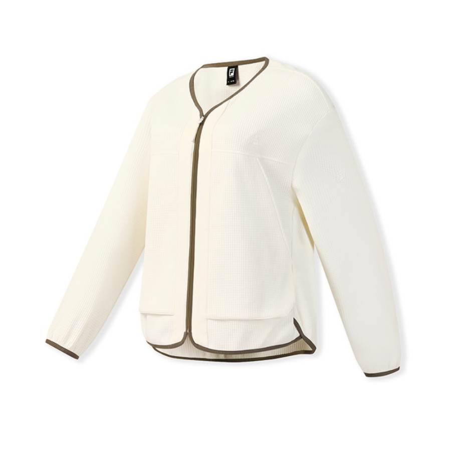 FILA EXPLORE Jacket Women's Mother Of Pearl White