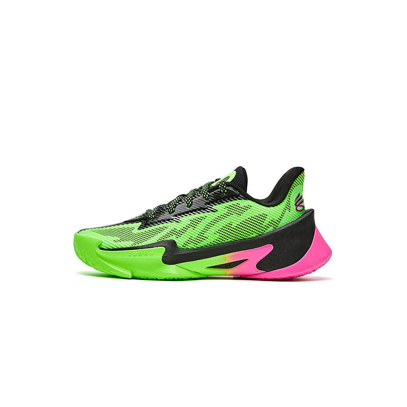 Under Armour CURRY SERIES 7 Low top Children's Basketball Shoes Green Unisex