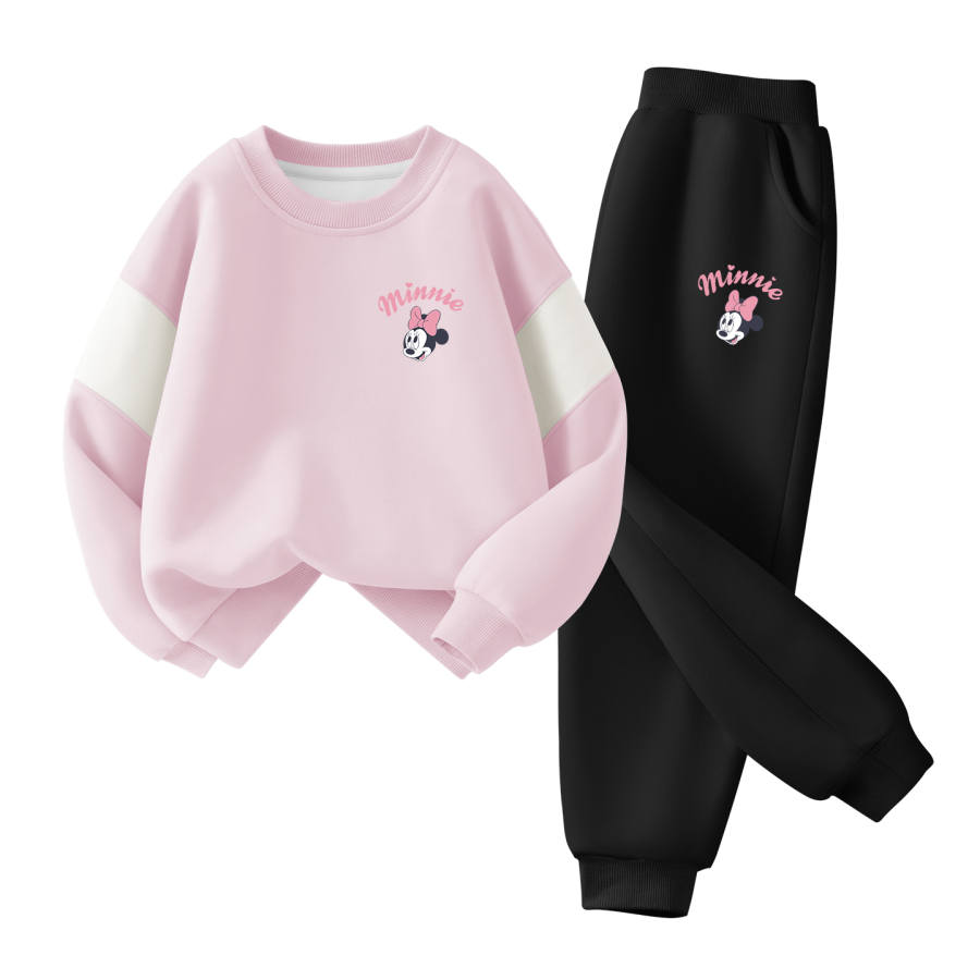Disney Kids Casual Sportswear Crew Neck Moderate