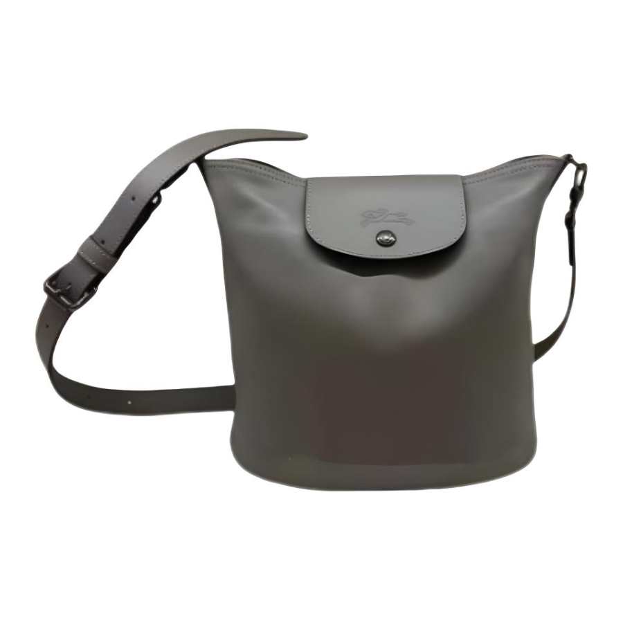 LONGCHAMP Le Pliage Xtra Cow Leather Shoulder Bag Women's Dove Color